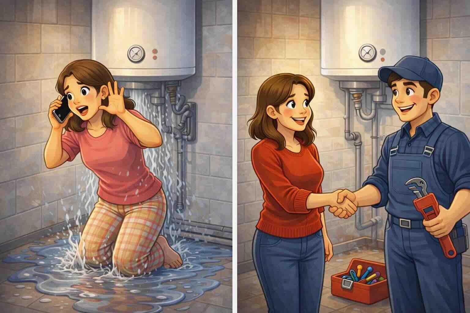 Fontaner urgent a Barcelona: reparació de termes i escalfadors 24 hores