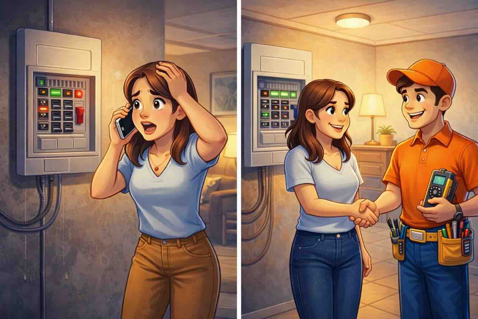 Electricista urgente en Vigo: diferencial que salta, fuga a tierra